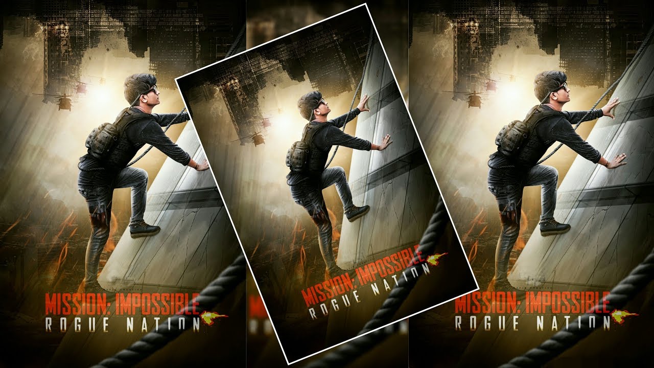 Impossible Editing movie poster editing tutorial in PicsArt | manipulation poster photo editing |