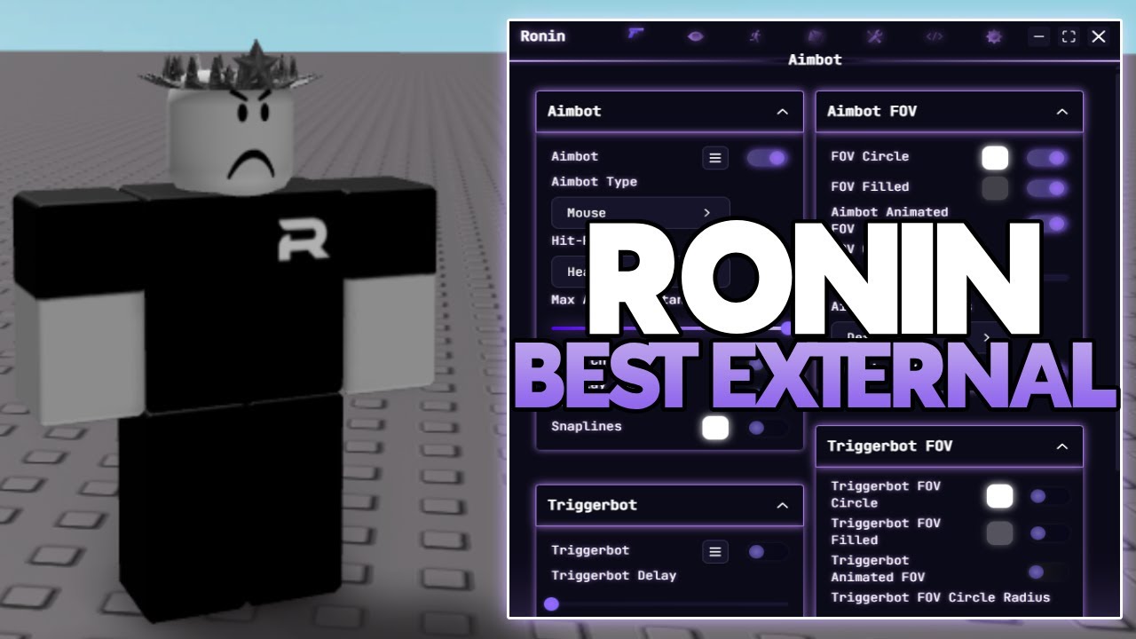 [NEW!] Best Roblox External: Ronin | Undetected, Invisibility & More! Pastebin 2025