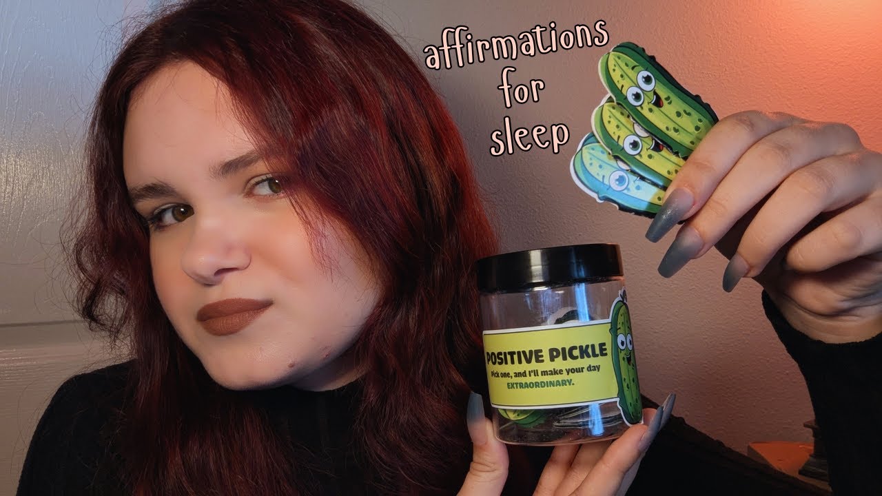 Pickle Sleep Up-Close Sleepy Positive Pickle Affirmations for Sleep ASMR - YouTube