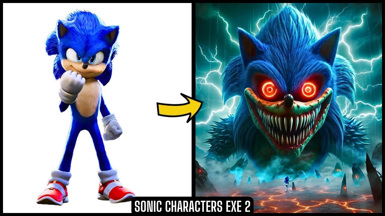 Exe All Charters Sonic The Hedgehog All Characters as EXE ( Part 2) - YouTube