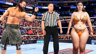Drew Macıntyre vs Indian Female 🇳🇪- WWE Friday Night Smackdown Highlights Today 5 April 2024
