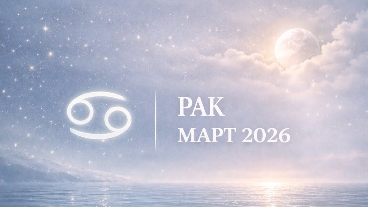 РАК март 2026 🌑✨ месяц общения, поездок и важных решений