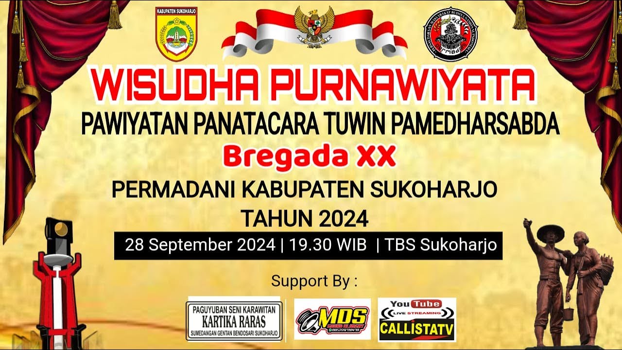 LIVE WISUDHA PURNAWIYATA PAWIYATAN PANATACARA & PAMEDHARSABDA BREGADA XX PERMADANI SUKOHARJO/280924