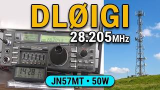 Beacon  DLØIGI 28. 205 Mhz  Locatot: JN57MT  [2026-08-21]  pwr  50 watts