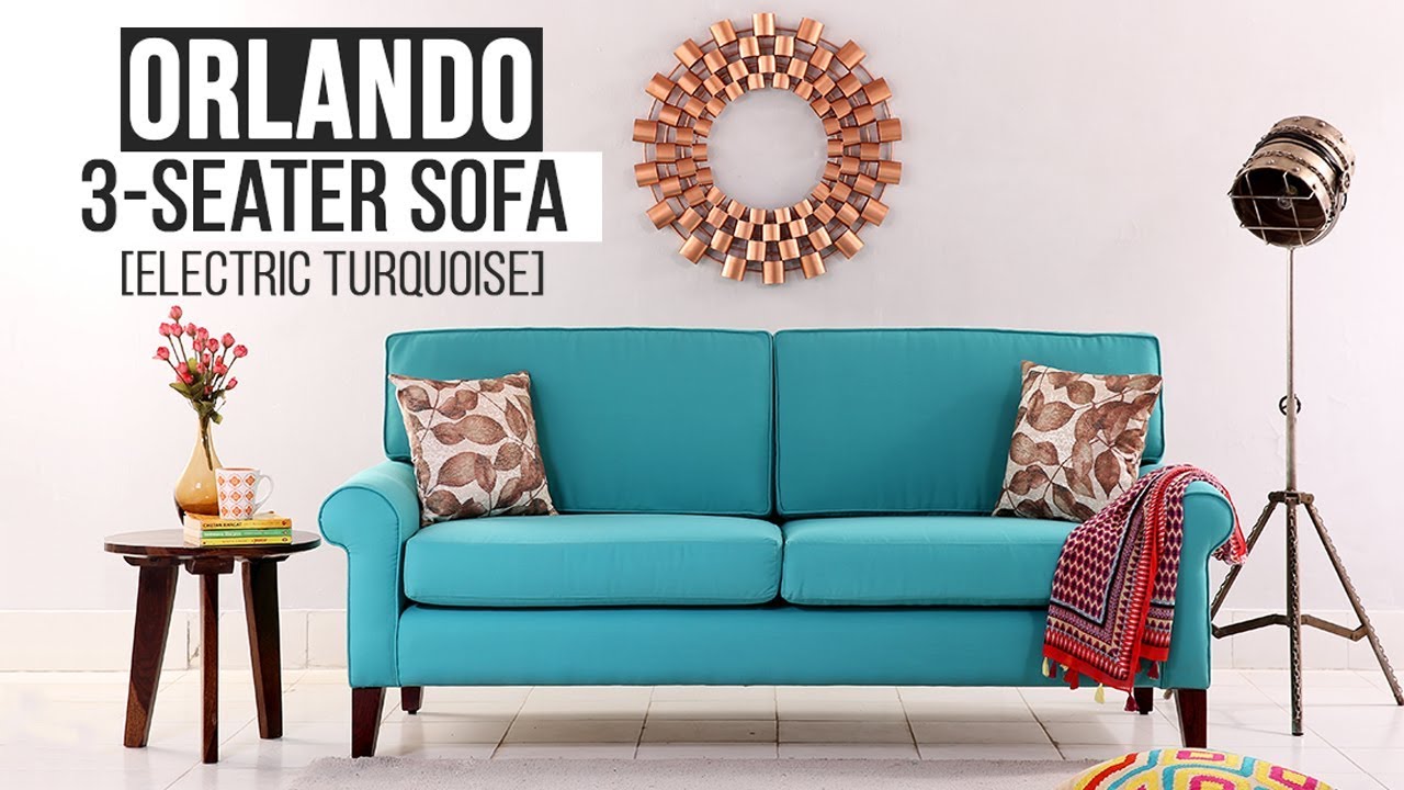 Three Seater Sofa Buy Orlando 3 Seater Sofa Online at Best Price