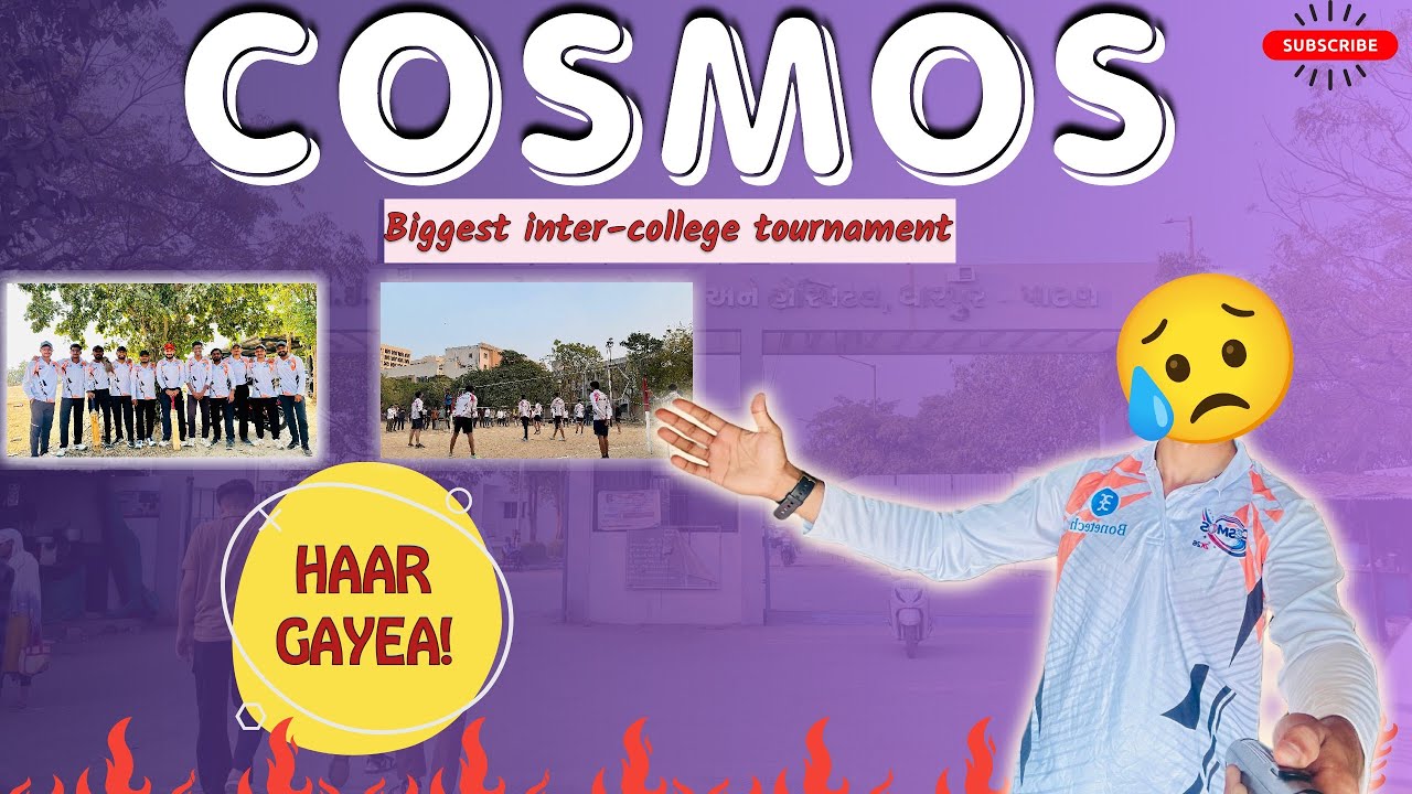 GMERS Dharpur #COSMOS2k26 Vlog || One Point Away… 💔  🏐