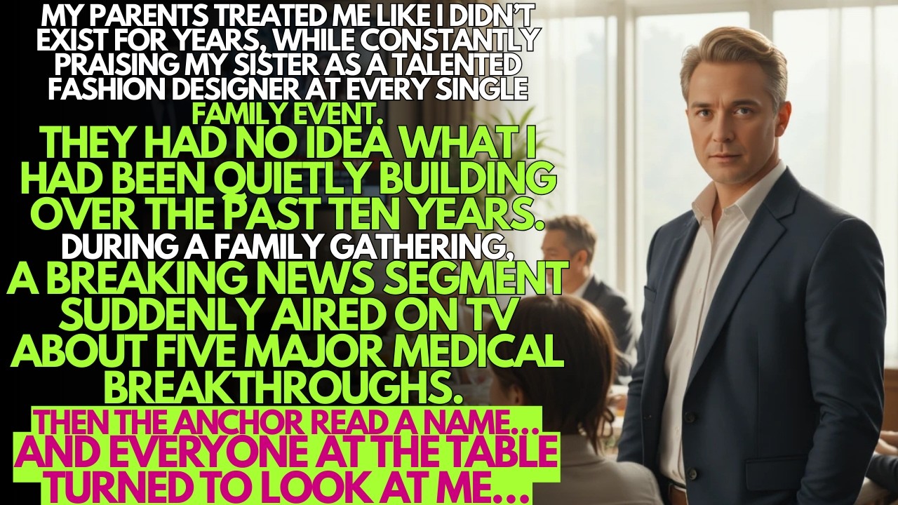 My parents treated me like a child who didn’t exist for ten years—until a news report aired on TV…!