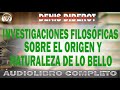 👉INVEST. FILOSÓFICAS SOBRE EL ORIGEN Y NATURALEZA DE LO BELLO🔵Denis Diderot | AUDIOLIBRO COMPLETO