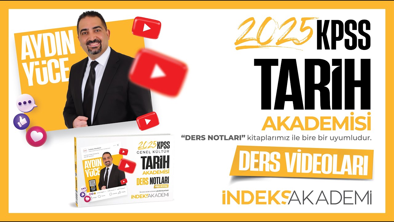 1- 2025 KPSS Tarih - İslamiyet Öncesi Türk Tarihi - I - | Aydın Yüce