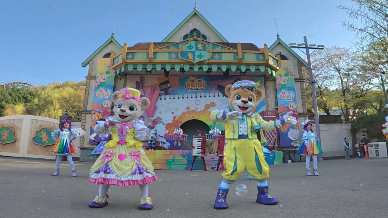 [4K] 2025.04.20/2 에버랜드 레니와 라라의 매지컬 스케치북 (광각영상) Lenny and Lara's Magical Sketchbook, Everland