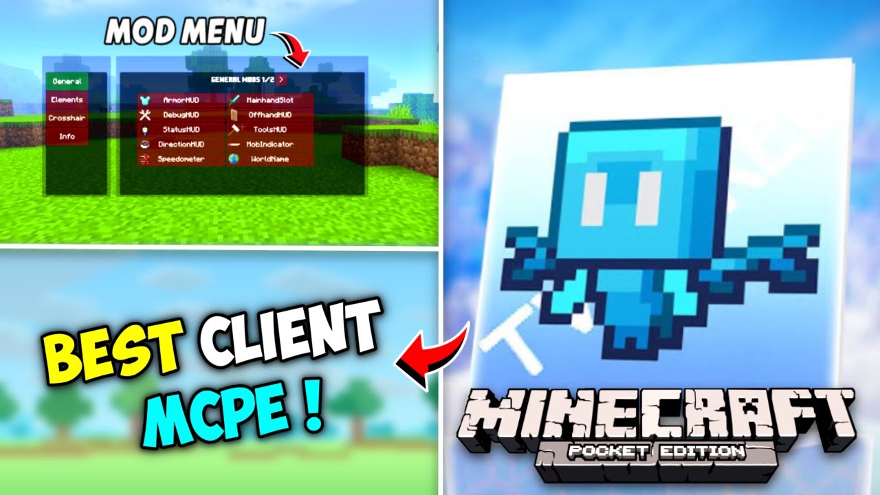 Best Client For Minecraft PE 1.19 | No Lag Optifine For MCPE | FPS ...
