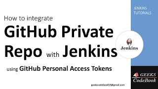 Jenkins #4 | Integrate GitHub private Repository with Jenkins job using Personal Access Token