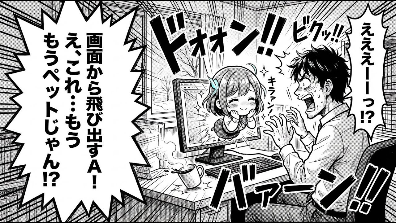 画面から飛び出すAIと暮らす朝が、もう目の前にある気がした話