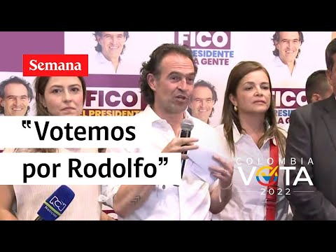 Federico Gutiérrez anuncia que votará por Rodolfo Hernández en segunda vuelta | Elecciones 2022