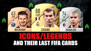 FIFA 22 | ICONS AND THEIR LAST FIFA CARDS! 😱🔥 ft. Beckham, Ronaldo, Zidane... etc