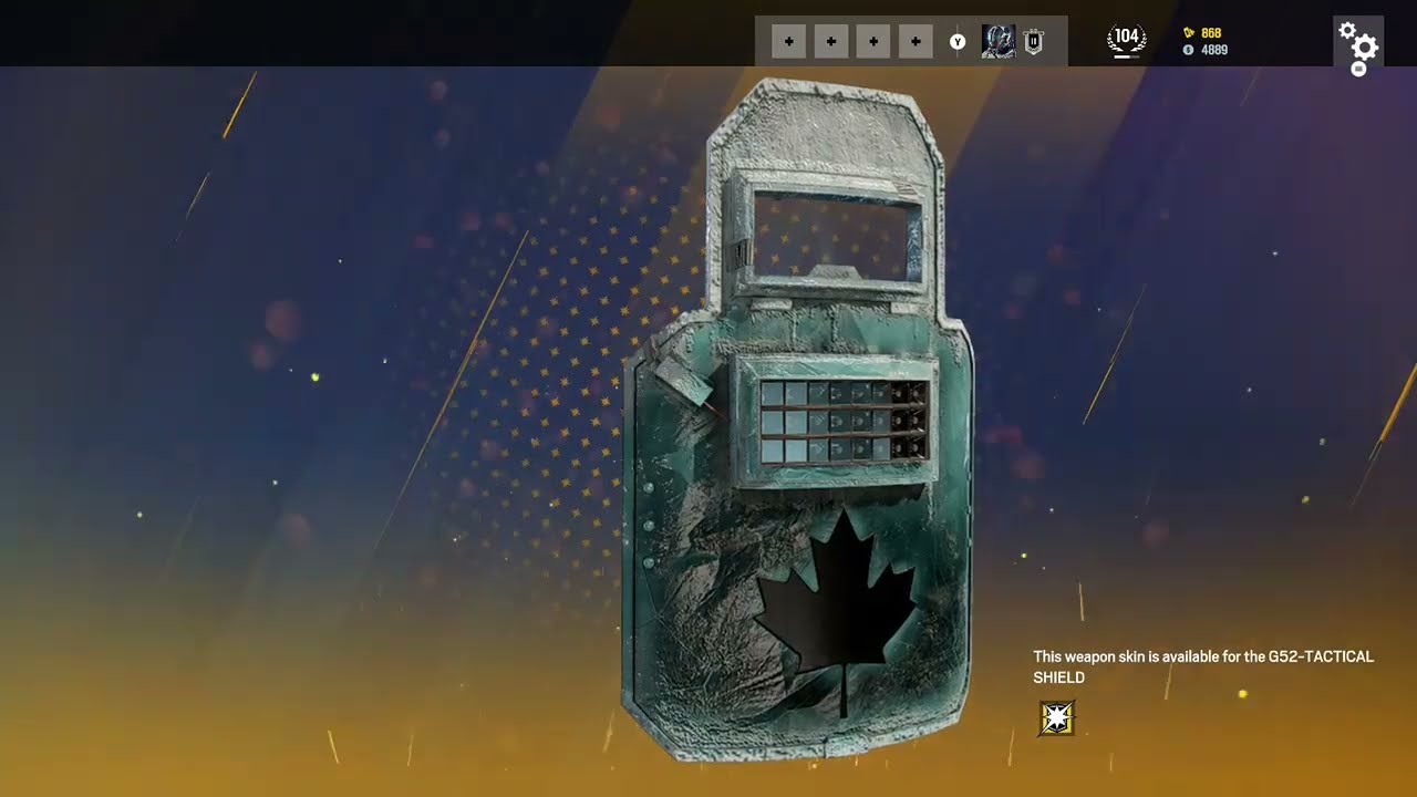 Getting Blitz shield black Ice