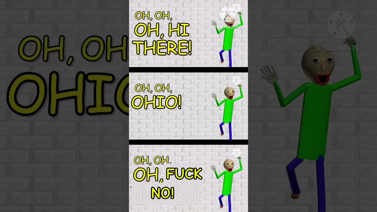Baldi You Re Mine Oh Hi There Comparison Baldisbasics Shorts