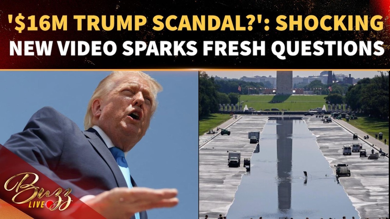 350-FOOT GASH MISSING? Stunning Aerial Video Reignites Trump Reflecting Pool Row