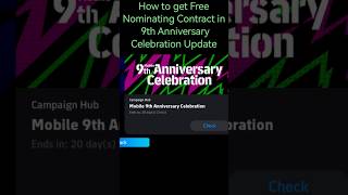 How to get Free Nominating Contract in 9th Anniversary Celebration in efootball 🤩 #pes #efootball