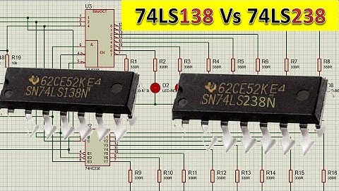 {999A} 74LS138 VS 74LS238 3 to 8 line address decoder