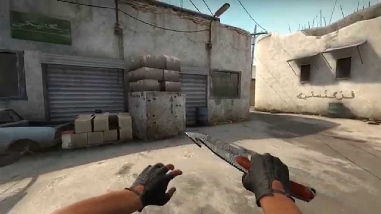 [Prototype] ★ Gut Knife | Damascus Steel 90° - Skin Showcase - YouTube