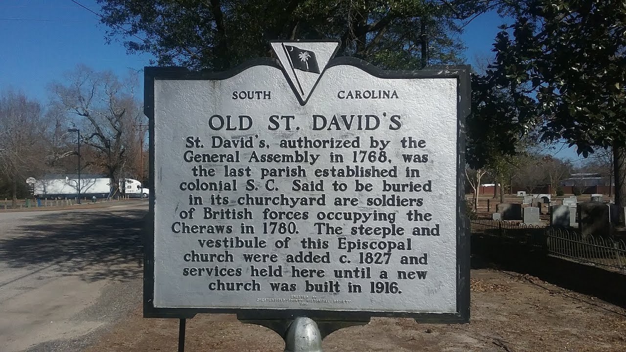 Old St. David’s Episcopal Church & Cemetery in Cheraw, S.C. 