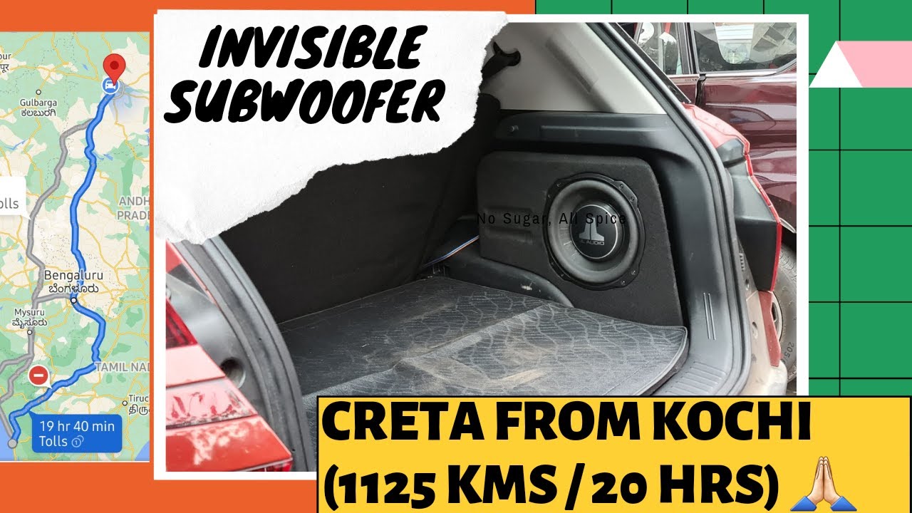 CRETA DROVE FROM KOCHI (1125KMS) & GOT BEST ACCESSORIES INVISIBLE