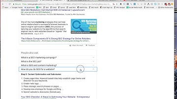 SEO Content Strategy People Also Ask