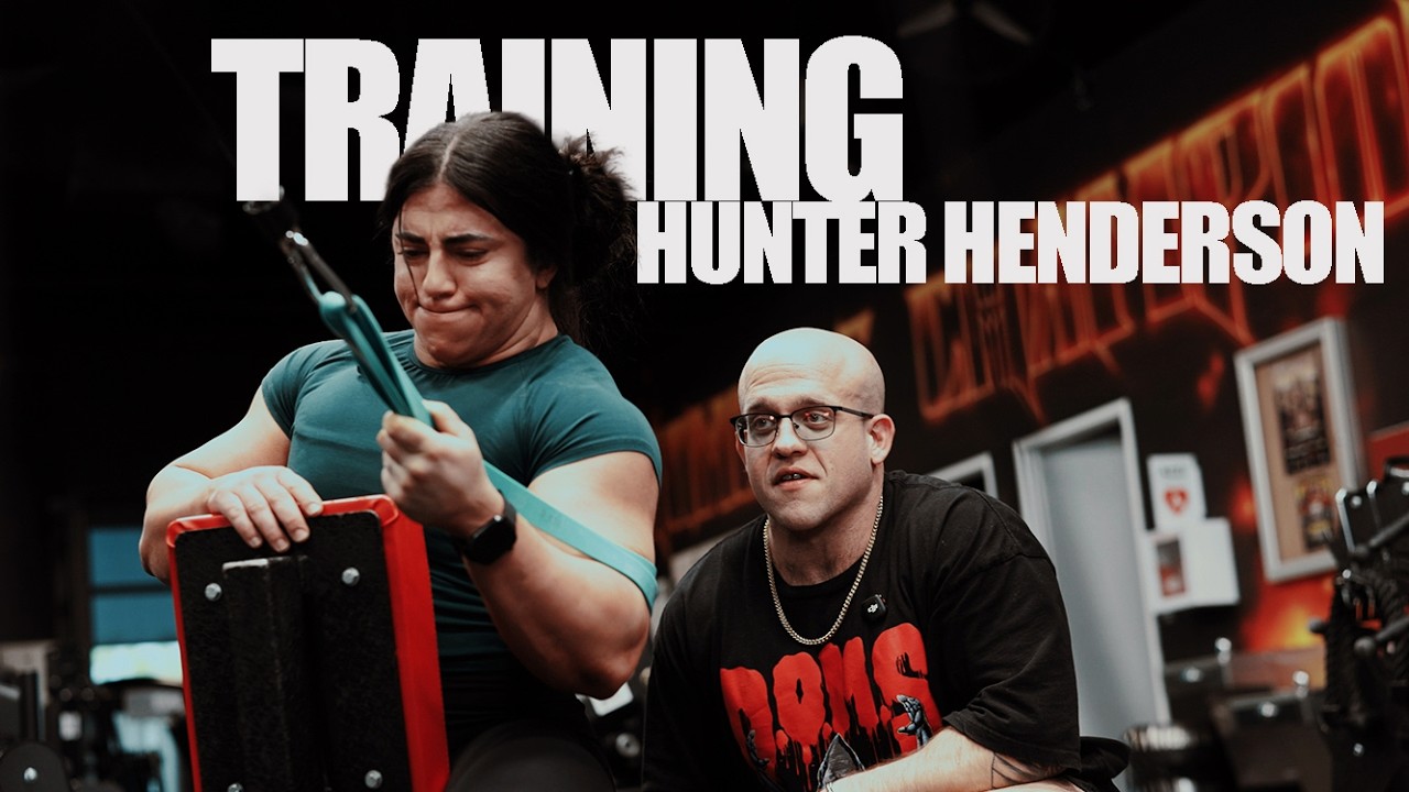 JOE TRAINS IFBB PRO HUNTER HENDERSON - YouTube