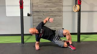 DNS side plank (progression 1)