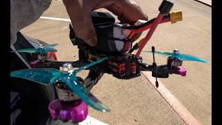 Botgrinder DemiBot 6s T-Motor 5147 props, new RadioMaster RP1 test