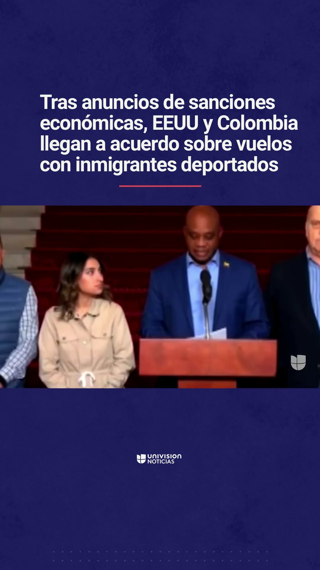 EEUU y Colombia llegan a acuerdo sobre los vuelos con inmigrantes colombianos deportados
