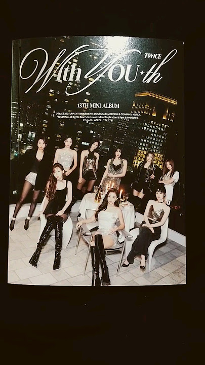 TWICE - With YOU-th 13TH MINI ALBUM GLOWING VERSION #kpop #twice #unboxing #once