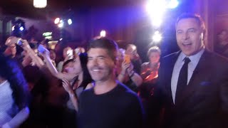 Simon Cowell And Team Behind The Scenes - Britains Got Talent 2016 London Auditions