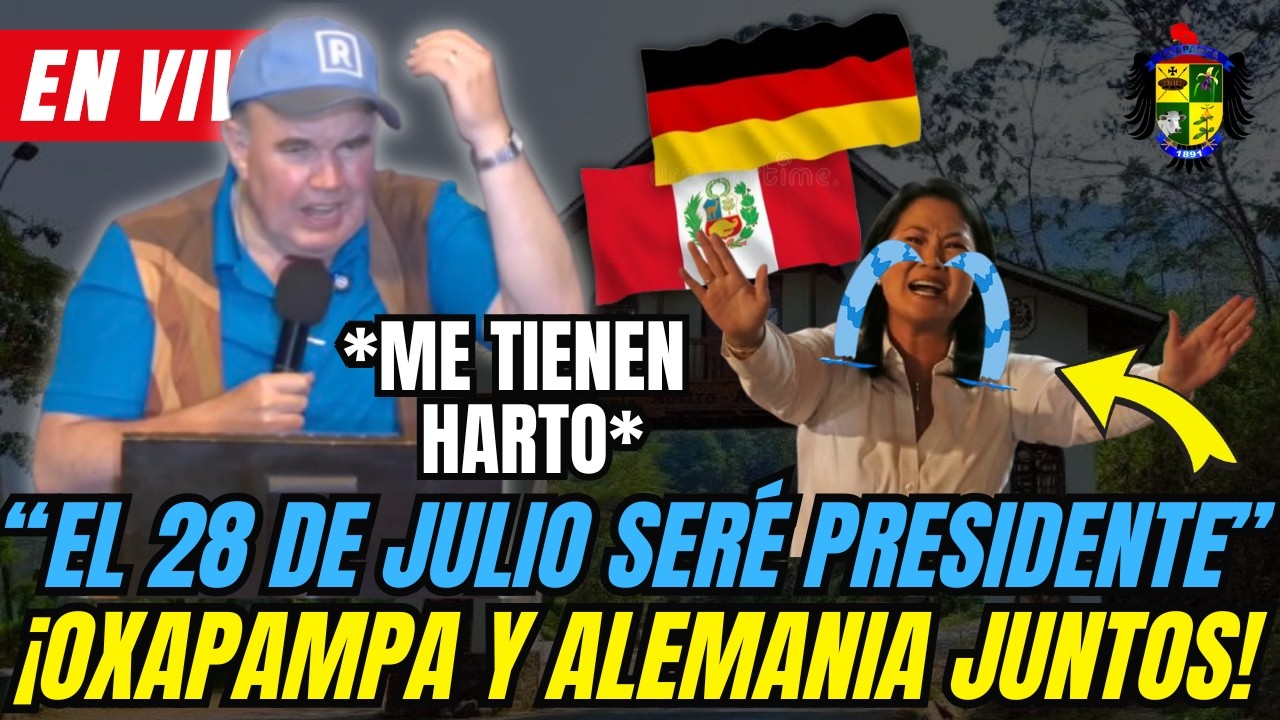 🚨 ¡PORKY ES OXAPAMPINO! Rafael López Aliaga Mitin Político desde Pasco