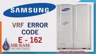 Samsung Error code E-162(English)