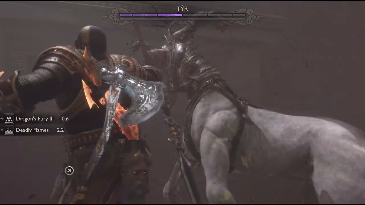 God of War Ragnarök : Valhalla (PS5) TYR Boss Battle #348 💀 (Show Me Prowess) (4K HDR)