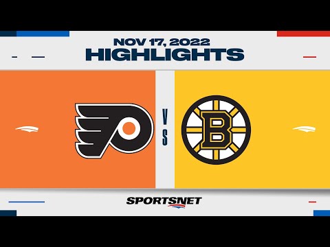 NHL Highlights | Flyers vs. Bruins - November 17, 2022