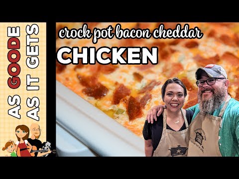Crock Pot Bacon Cheddar Chicken