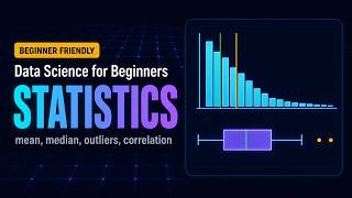 Statistics for Data Science: Mean, Median, Outliers & Correlation (Explained Simply)