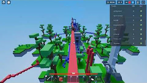 Playing Bedwars for the first time