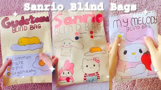 Sanrio Blind Bags Compilation✨||asmr|| paper crafts. #Sanrio #blindbag #papersquishy