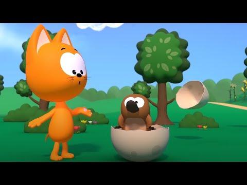 Яйца Тук-Тук - Котенок Котэ - Песенки Котэ для детей 3Д про животных