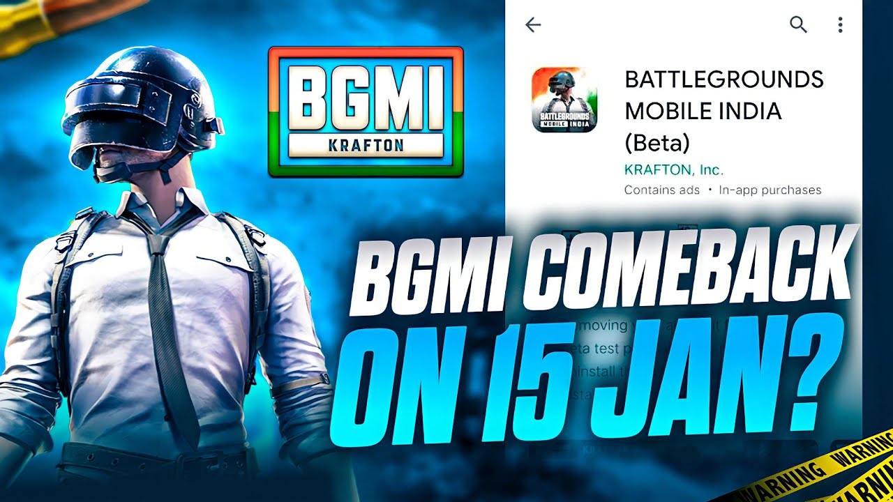 BGMI Comeback On 15 Jan | Indian Govt Announces Big Decision