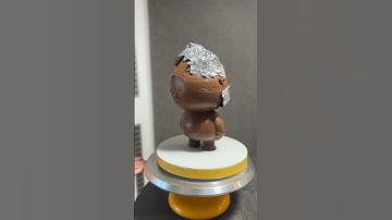 Gravity Defying 3Dcake #cakeshort #cakedecoration