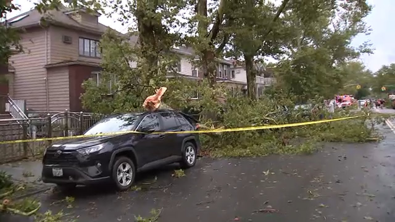 Heavy rain, winds thrash NYC area as NJ floods again; check ...