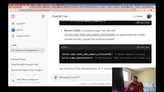 Information TaysAI - Day 42 -  E1 - Debugging the GPU out of memory Update