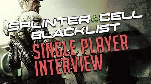 Splinter Cell: Blacklist - The hottest new stealth game? Interview with Patrick Redding