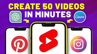 Bulk Create Short Videos in Canva & ChatGPT - I Made 50 Shorts in 20 MINUTES screenshot 4