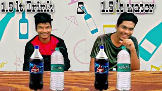 1.5.lt water and 1.5.lt Tums up Drinking challenge |food asrm | Eating challenge | screenshot 2
